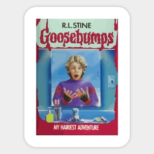 Goosebumps book Sticker